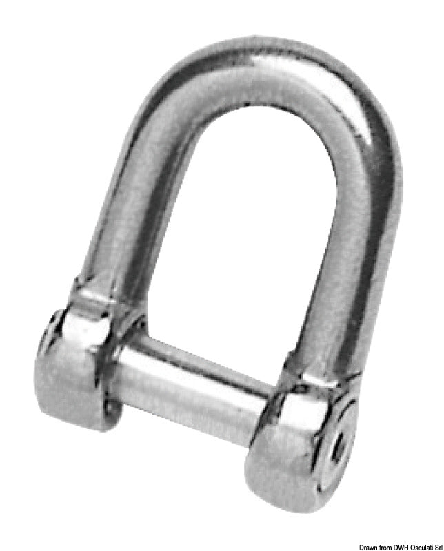 Shackle with Allen-head recessed pin