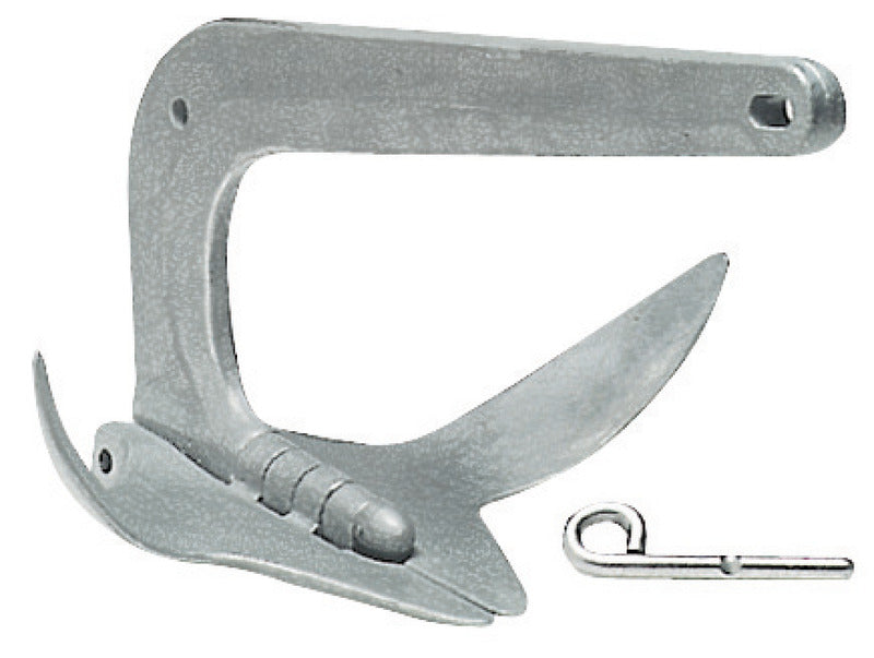 Trefoil® folding grapnel anchor made of hot-galvanized cast steel