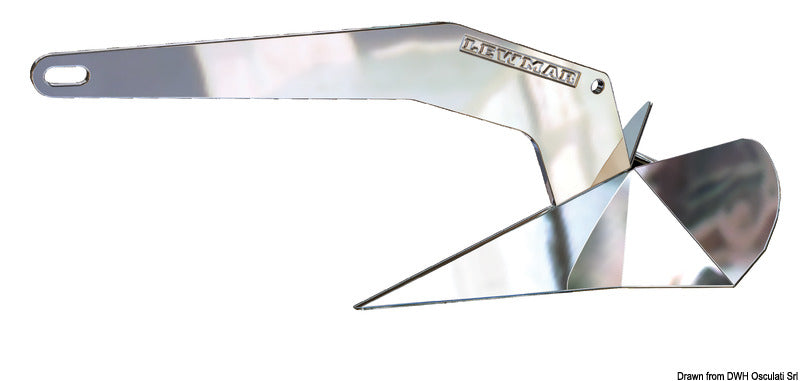 LEWMAR Delta® DTX ankare i rostfritt stål