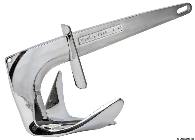 Bogrulle + Trefoil®-ankare med vattentät platta