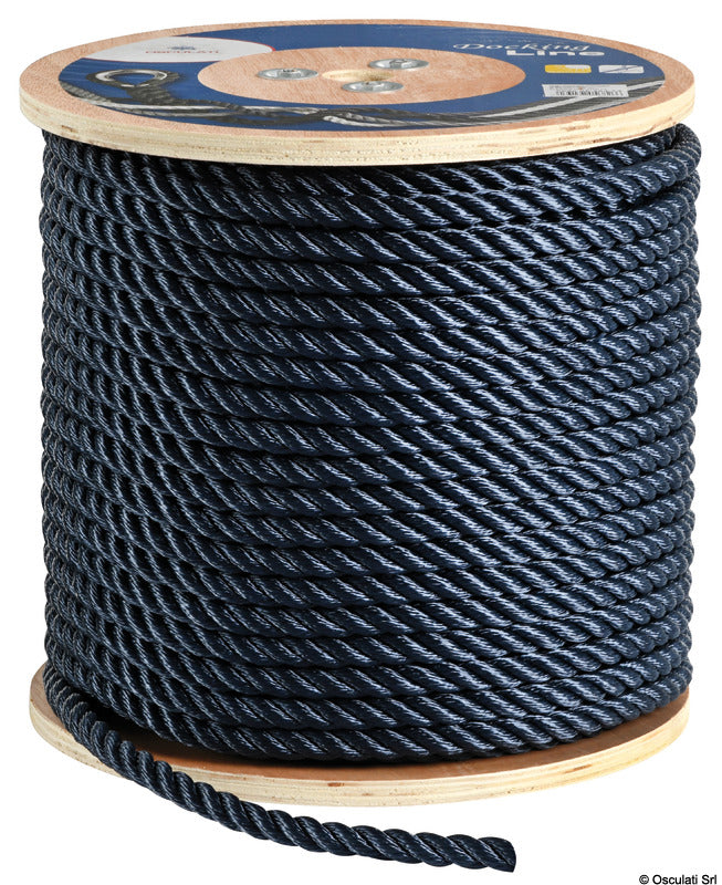 High-strength 3-strand polyester line