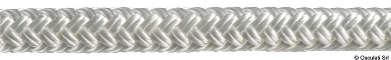 Double braid made of soft-spun high-strength polyester, 16 x 5- to 16-mm Ø strands, 24 x 18- to 24-mm Ø strands.