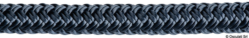 Double braid made of soft-spun high-strength polyester, 16 x 5- to 16-mm Ø strands, 24 x 18- to 24-mm Ø strands.