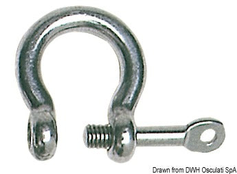 Bågschacklar med låsstift