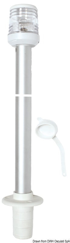 Ankarlykta med klassisk 360° infällbar aluminiumstång