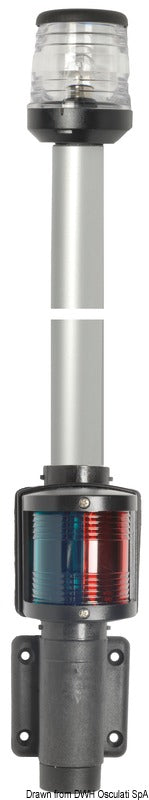 Ankarlykta med klassisk kombinerad aluminiumstång