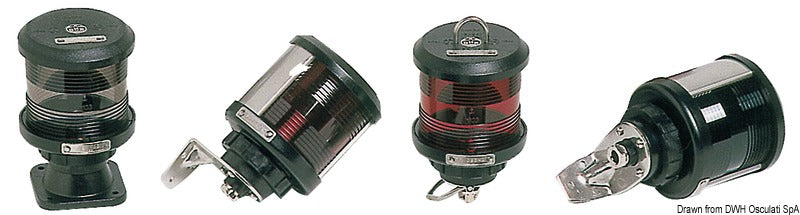 DHR navigation lights for hulls up to 20 metres with MED 96/98 - EC type-testing