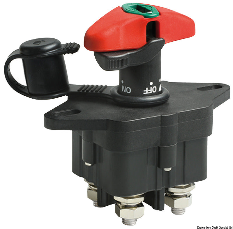 LITTELFUSE® dual-pole battery switch with key