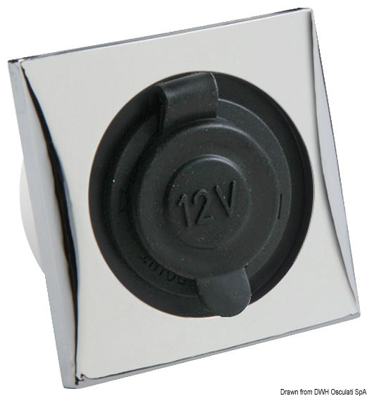 Power socket, watertight