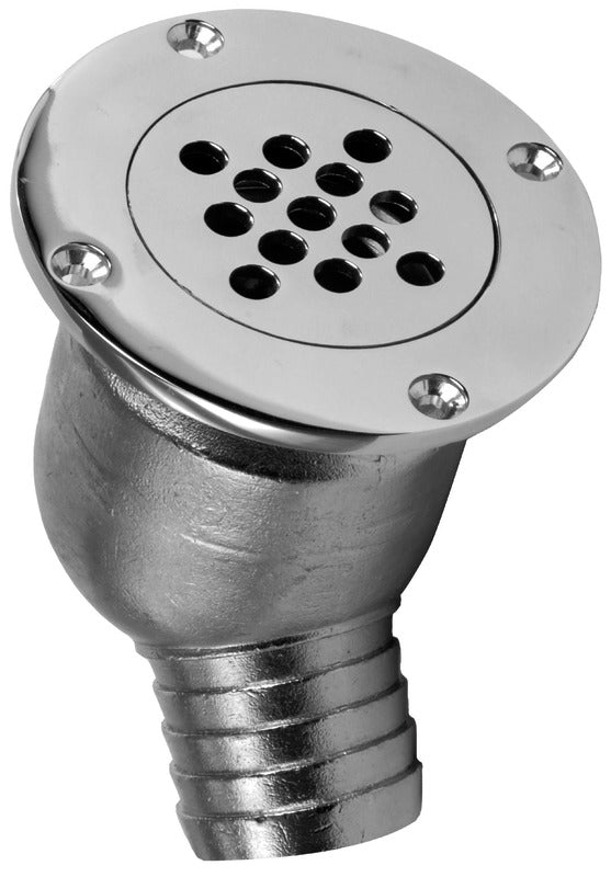 45° sittbrunnsavlopp med backventil