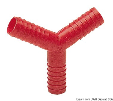 “Y” nylon joints for water hoses