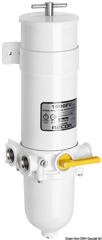 RACOR 100% metallfilter - Enkelversion