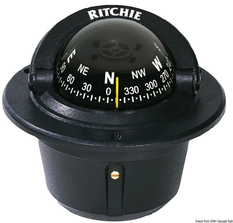 RITCHIE Explorer 2'' 3/4 (70 mm) compasses with compensators and night lighting