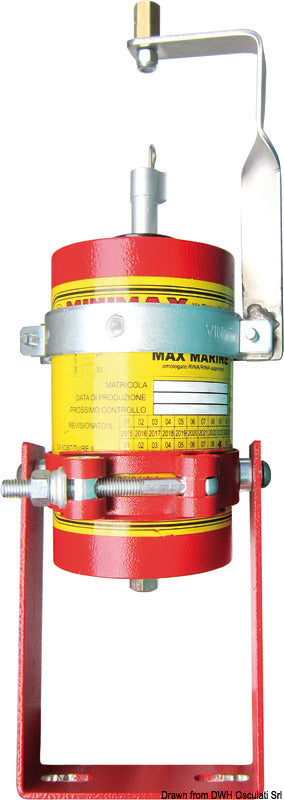Aerosol fire suppression system, RINA type-tested