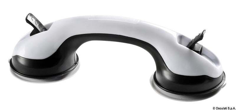 Handle fitted with suction pads