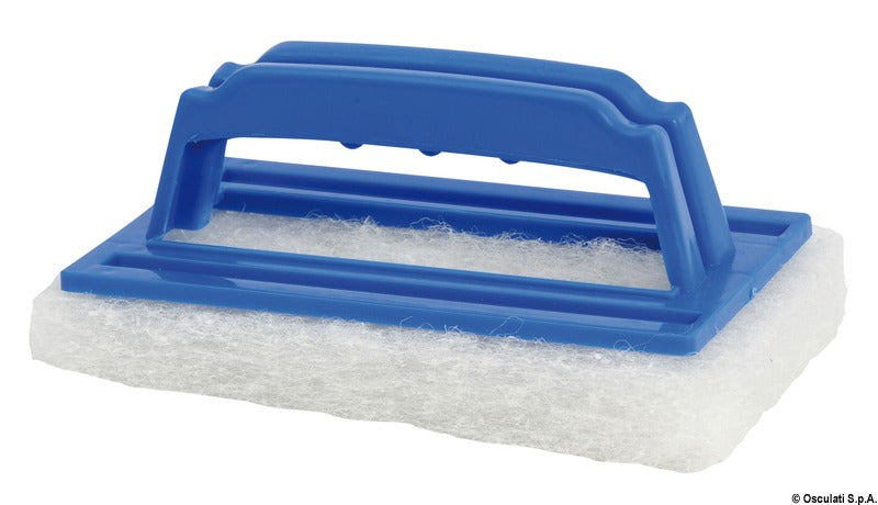 Nylon abrasive brush with handle