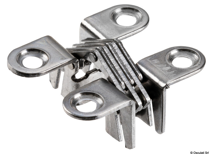 Hidden hinges for AISI 304 doors and hatches