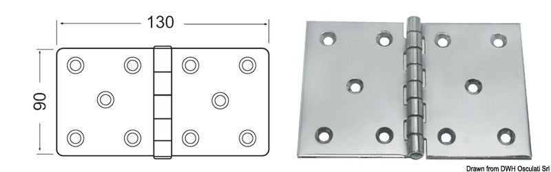Hinges 2,5 mm