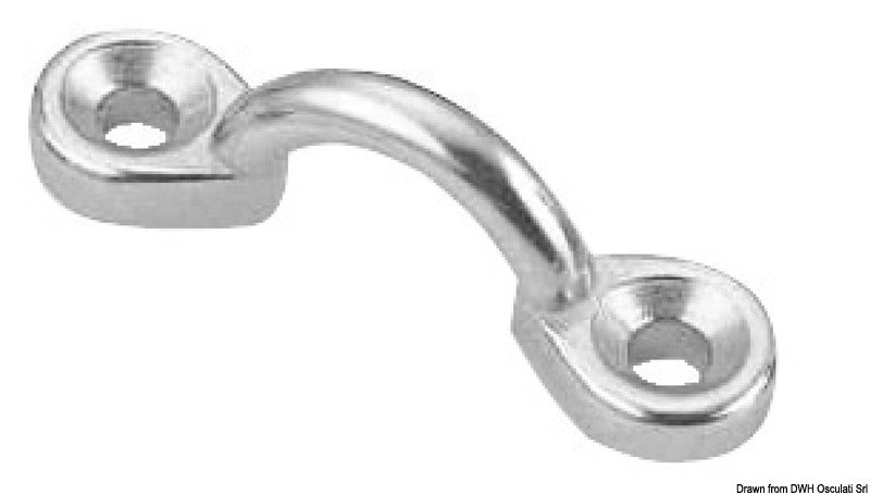 Stainless steel flush-mount eye bridge