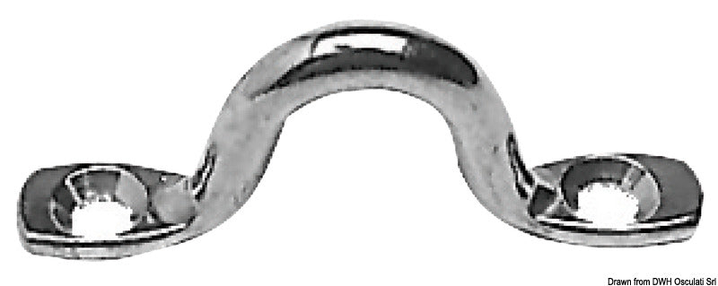 Stainless steel flush-mount eye bridge