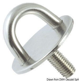 Plate with U-bolt and stud