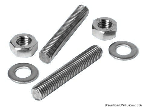 Stainless steel stud kit for cleats
