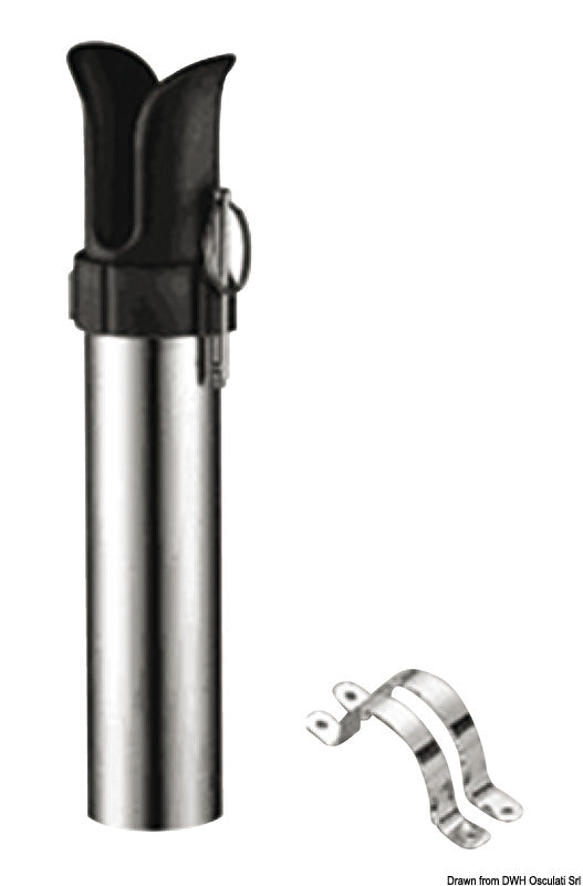 Onkivavan pidike laipioon kiinnitettäväksi ulosvedettävällä tapilla