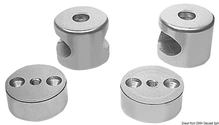 Ledstångsterminal för övre fäste