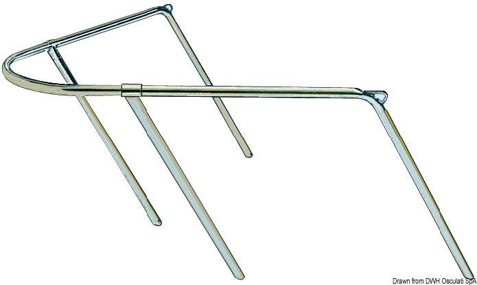 Bow pulpit for sails or pilot boats up to 7 metres