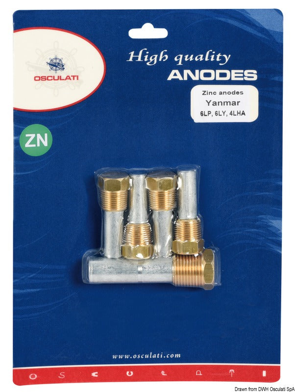 Zinc kit for 6LP / 6LY / 4LH onboard engines