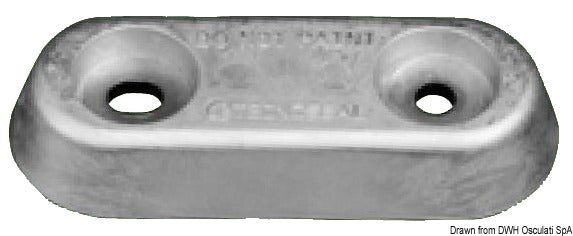 Vetus-tyyppinen anodi peräsimelle tai läppiin