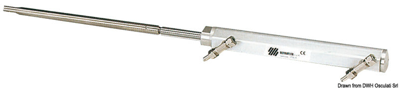 Hydraulic cylinder for outboard engines