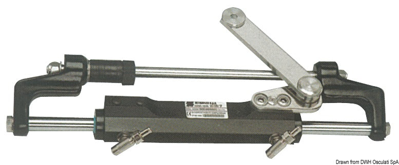 Hydraulic cylinder for outboard engines