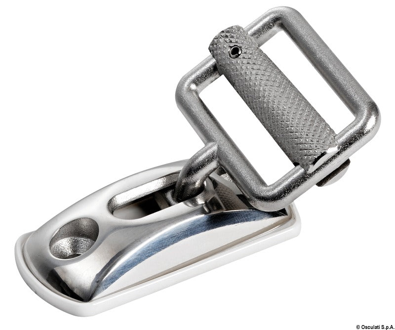 Plate/buckle for tapes