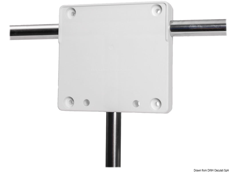Outboard stowage bracket - pushpit mounting