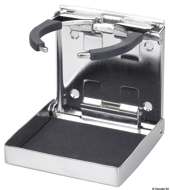 Justerbar och hopfällbar glas- och burkhållare