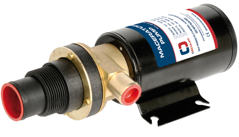 Self-priming macerator