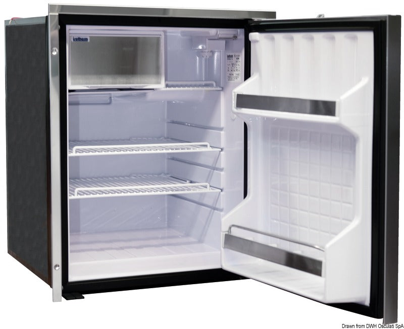 ISOTHERM refrigerator with stainless steel panel - clean touch