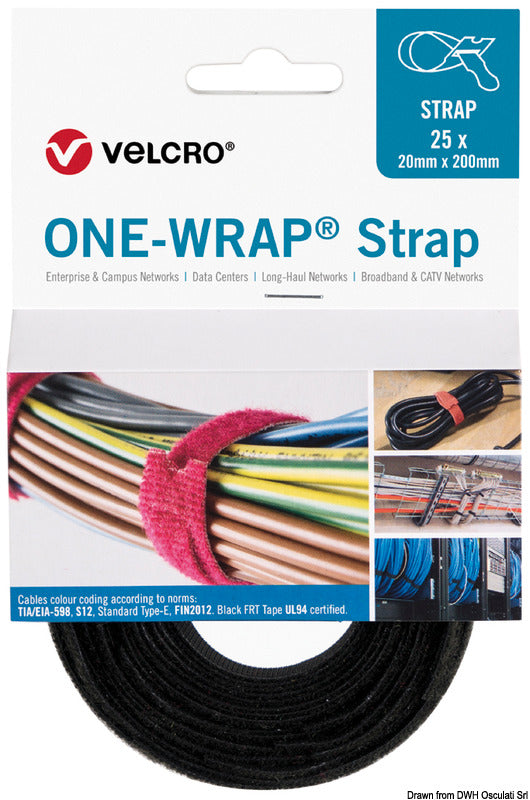 VELCRO®-märket ONE-WRAP®-rem och tejp