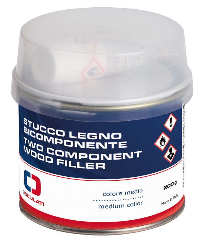 Spackel för tvåkomponentsträ