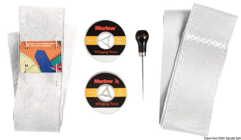 Kit för att klä rattar med läder