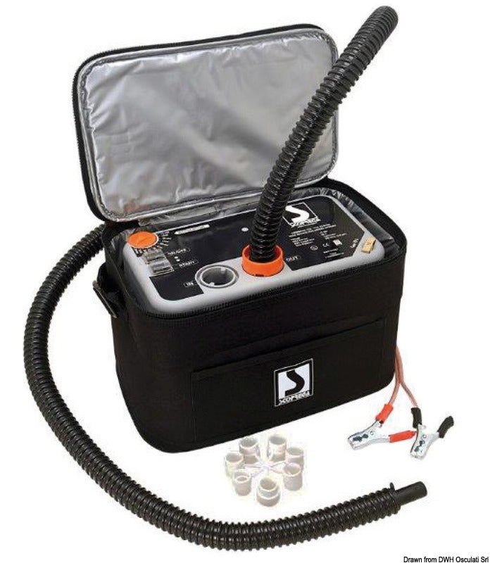 “Turbo Max” Electric inflator pump for dinghies