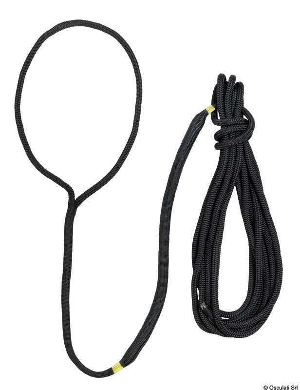 Förtöjningslinor med ögla och integrerad stötdämpare