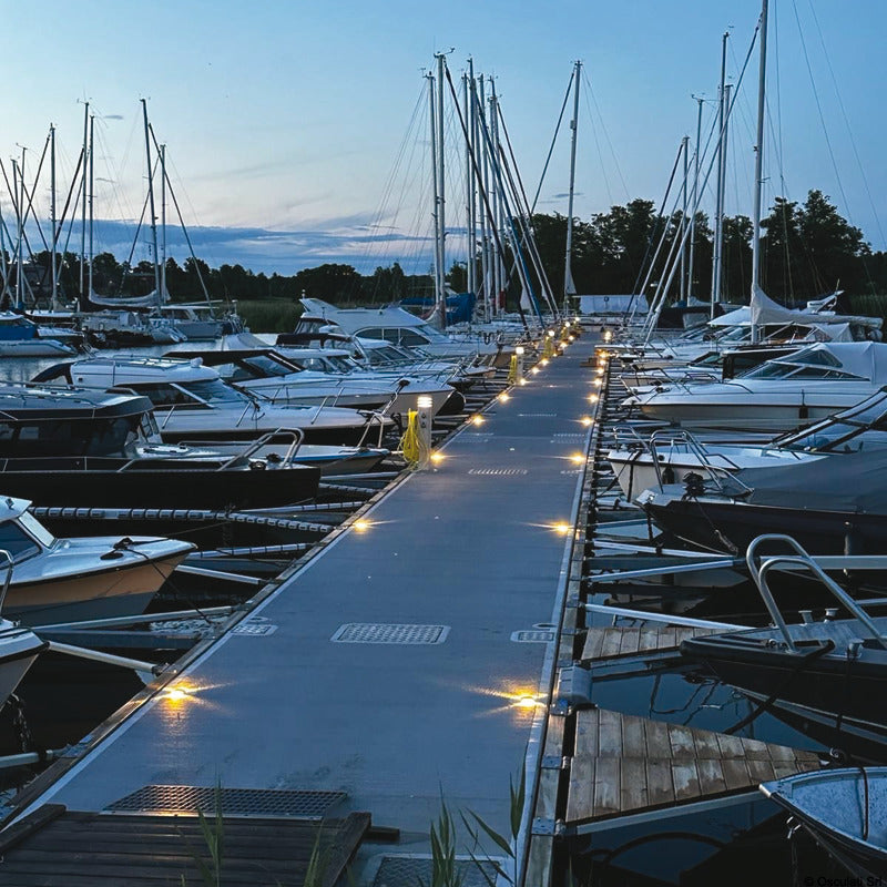 BLUEFIN LED-gångbelysning i rostfritt stål