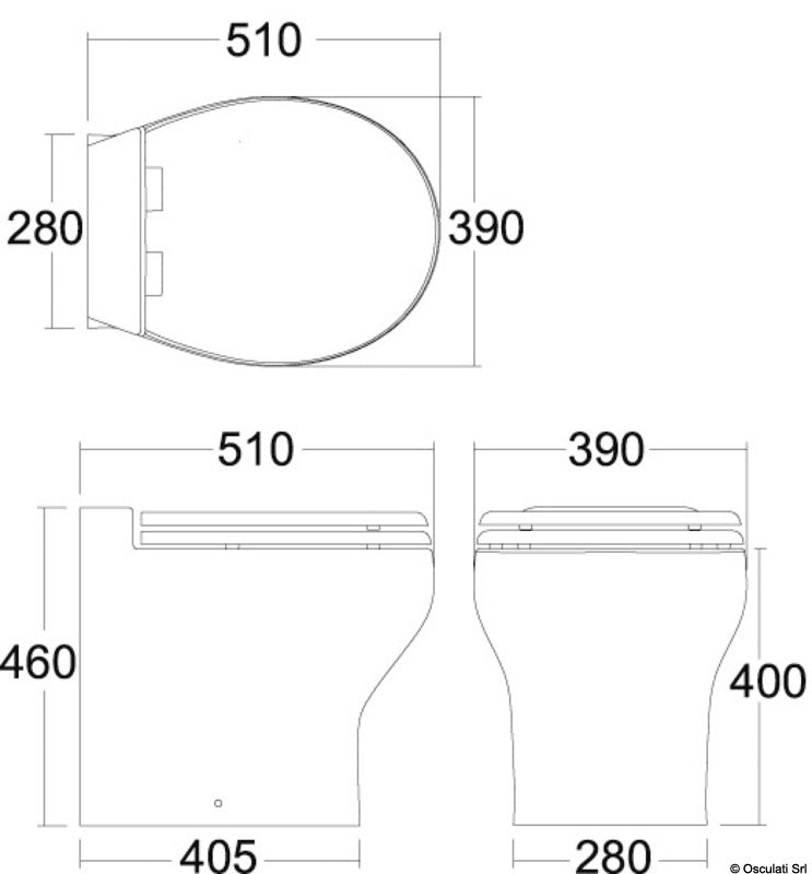 TECMA Silence Plus 2G Black Edition Electric Toilet