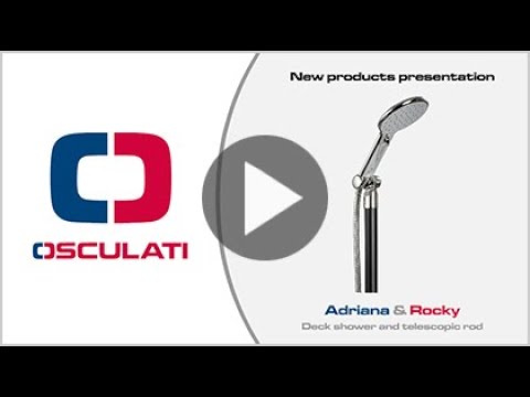 Load video: Adriana recess-fit deck shower