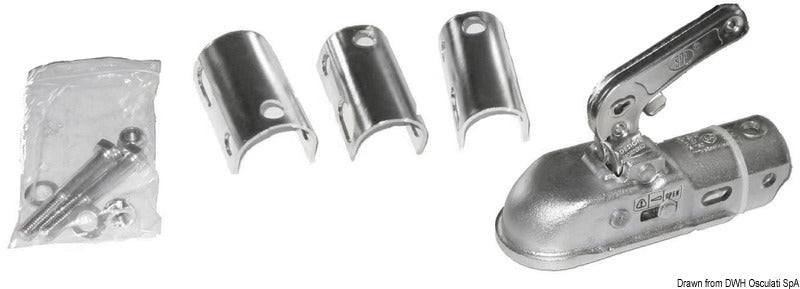 Tyyppihyväksytty vetokoukku erittäin suurille venetrailereille