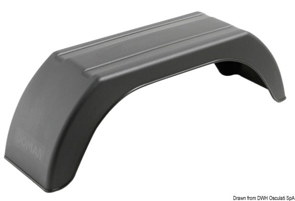 Lokasuoja venetrailerin pyöriin