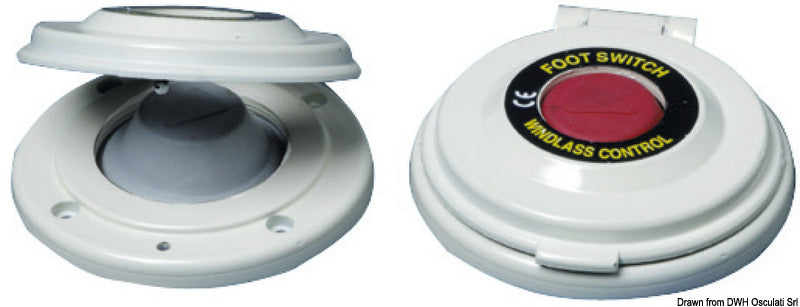 Footswitches for windlass electric control