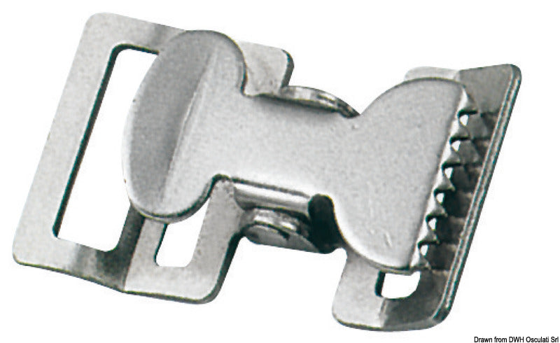 Stainless steel strap buckle